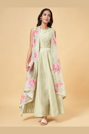 Pantaloons Woven Design Ready to Wear Lehenga & Blouse With Shrug