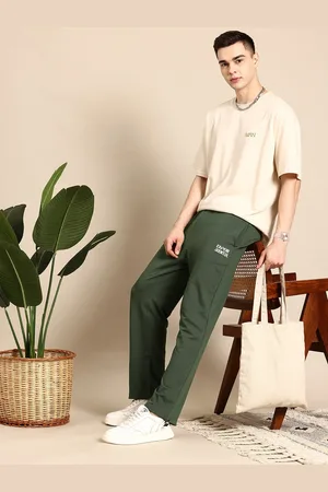 Mast & Harbour Men Toggled Hem Track Pants