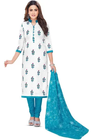Miraan Printed Pure Cotton Unstitched Dress Material