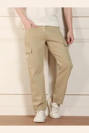 Dennis Lingo Men Relaxed Fit Low Distress Jeans