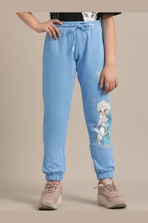 Kidsville Girls Frozen Printed Mid Rise Jogger
