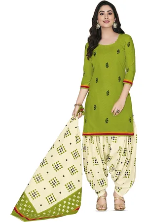Miraan Printed Pure Cotton Unstitched Dress Material