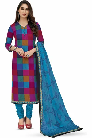 Miraan Printed Pure Cotton Unstitched Dress Material