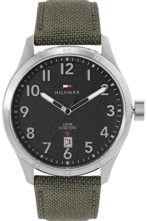 Tommy Hilfiger Men Forrest Leather Strap Analogue Watch TH1710593
