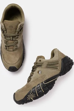 Woodland Men Leather Sneakers