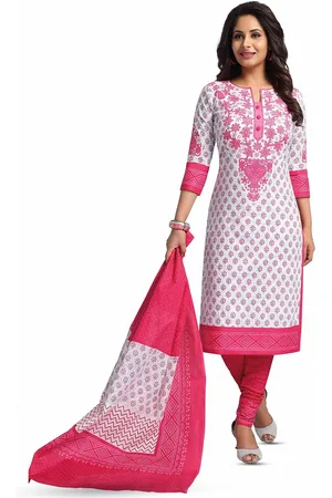 Miraan Ethnic Motifs Printed Pure Cotton Unstitched Dress Material