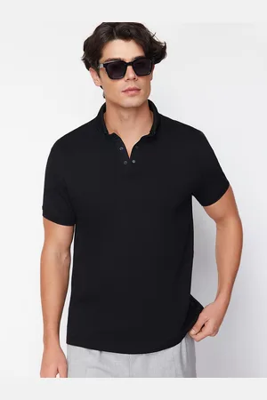 Trendyol Men Solid Polo Collar T-shirt