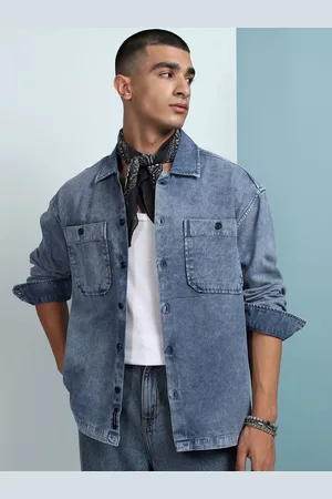 Highlander Men Regular Collar Full Sleeve Western Yoke Overshirt