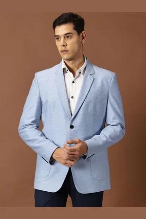 Invictus Men Solid Slim-Fit Single-Breasted Formal Blazer