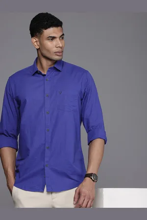 Allen Solly Cotton Linen Sport Opaque Casual Shirt