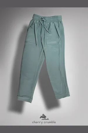 Cherry Crumble Kids Relaxed Mid-Rise Plain Regular Trousers