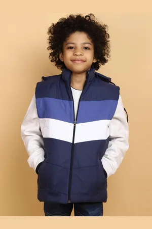 V-Mart Boys Colourblocked Lightweight Cotton Bomber Jacket