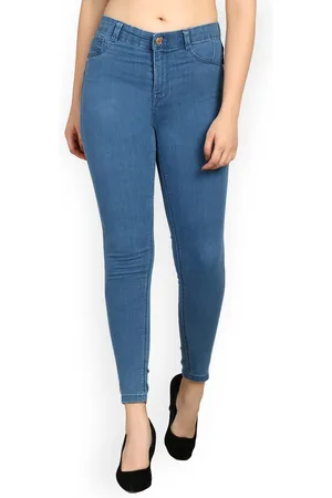 KOTTY Women Blue Skinny Fit High-Rise Clean Look Jeans