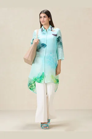 Liva Floral Print Liva Shirt Style Top