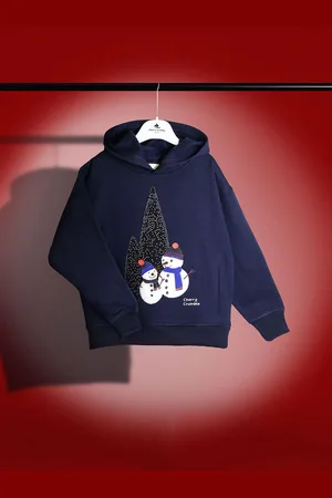 Cherry Crumble Kids Graphic Printed Hooded Pullover Sweatshirt