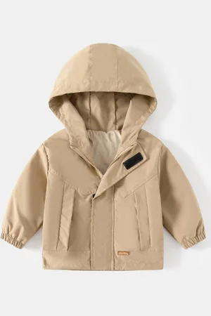 Stylecast Boys Beige Hooded Insulator Tailored Jacket