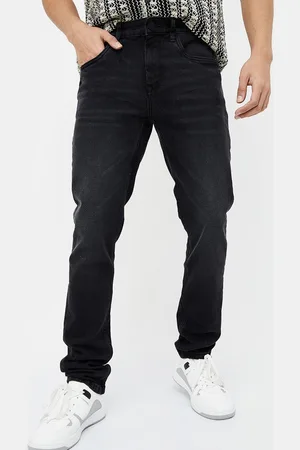 Lifestyle Men Tapered Fit Slash Knee Jeans