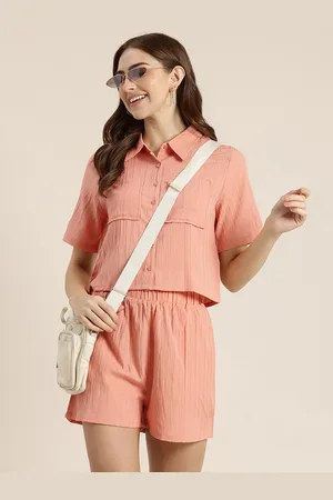 HERE&NOW Shirt With Shorts Co-Ords Set