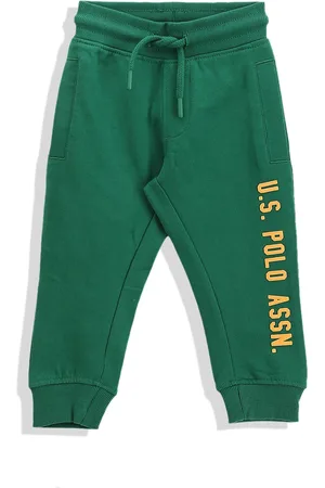 Ralph Lauren Boys Brand Logo Print Regular Fit Mid-Rise Joggers
