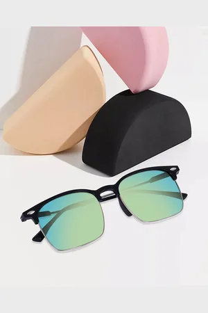 Peter Jones Eyewear Unisex Square Sunglasses with UV Protected Lens SG3911GR