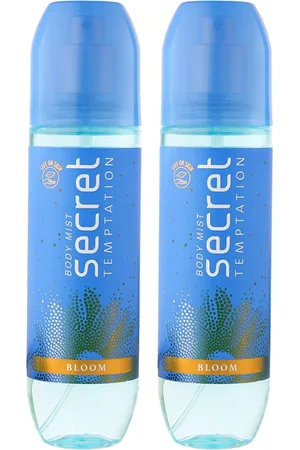 Secret Temptation Women Set Of 2 Bloom Long Lasting Body Mist - 120ml Each