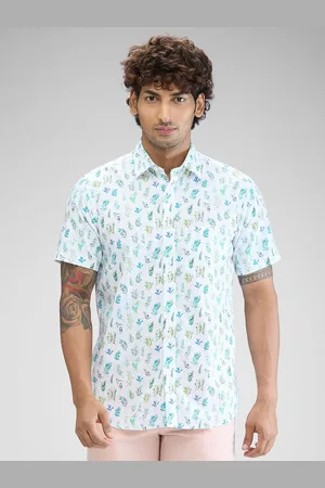 ColorPlus Men Tailored Fit Floral Opaque Printed Casual Shirt