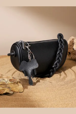 Campus Sutra Leather Structured Handheld Bag with Quilted