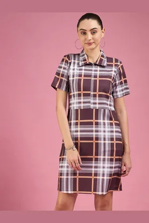 DressBerry Checked Shirt Dress