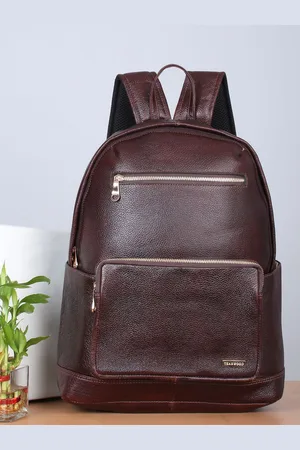 Teakwood Leathers Teakwood Women Upto 15 Inch Textured Leather Backpack