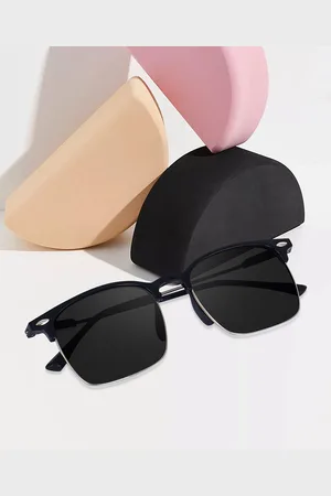 Peter Jones Eyewear Unisex Square Sunglasses with UV Protected Lens SG3911B