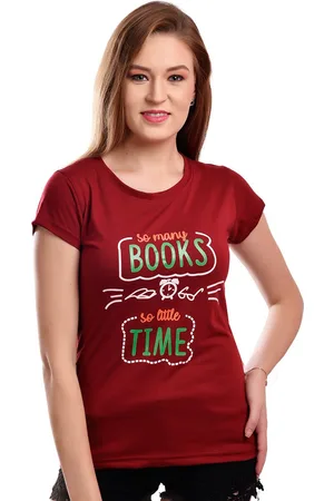 ELINA Women Varsity Printed Extended Sleeves Pockets T-shirt