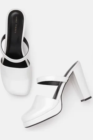 Lino Perros Open Back Block Heel Mary Janes