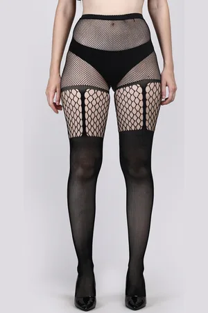 Secret Lives Self Design Stockings