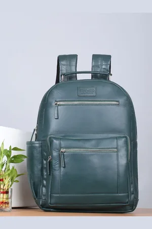 Teakwood Leathers Teakwood Men Upto 15 Inch Solid Leather Backpack