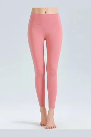 LULU & SKY Women Slim-Fit Seamless Sports Tights