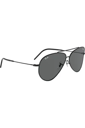 Ray-Ban Reverse Unisex UV Protected Grey Lens Pilot Sunglasses - 0RBR0101S002/GR62