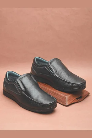 Fashion Victim Men Leather Formal Slip-Ons