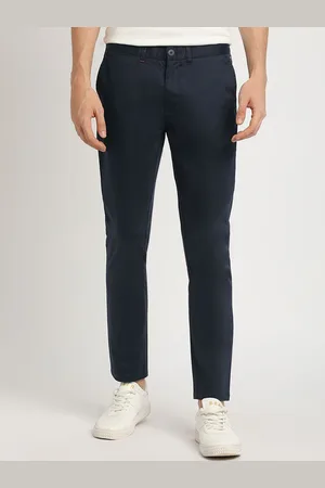 The Bear House Men Slim Fit Mid-Rise Formal Trousers
