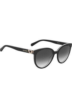 Moschino Women Grey Lens & Black Butterfly Sunglasses with UV Protected Lens
