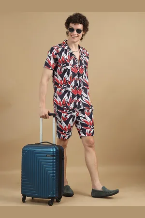 Bushirt Printed Shirt With Shorts Co-Ords Set