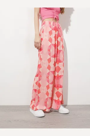 DressBerry Women Kaleido Trip Printed Trousers