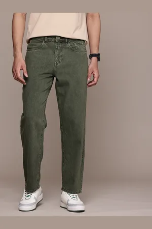 WROGN Men Pure Cotton Loose Fit Light Fade Jeans