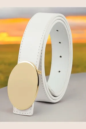 Kastner Women Solid Push Pin Casual Belt