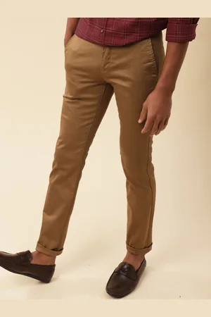 Turtle Men Relaxed Skinny Fit Trousers