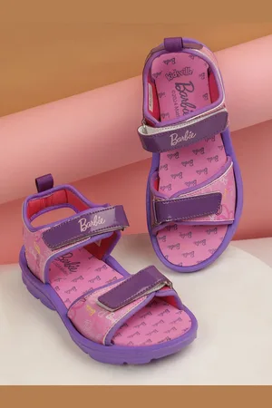 Kidsville Girls Barbie Printed Sports Sandals