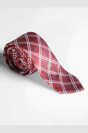 Louis Philippe Men Checked Broad Tie