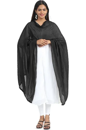 Miraan Cotton Dupatta with PomPom Border