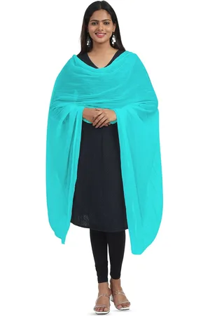 Miraan Cotton Dupatta with PomPom Border