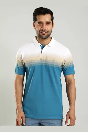 Indian Terrain Men Colourblocked Polo Collar T-shirt