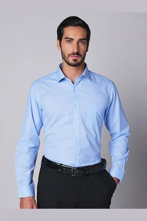 Oxemberg Men Slim Fit Micro Checks Opaque Checked Formal Shirt